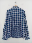 Vorschaubild 2 von Herren Freizeithemd Kariert Blau Gr. 54 XXL Langarm Baumwolle