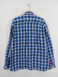 Vorschaubild 6 von Freizeithemd Herren Gr. 52 XL Blau Kariert Langarm Button-Down