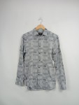 Vorschaubild 3 von Freizeithemd Herren Grau Kariert Gr. 38 Langarm Casual
