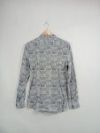 Vorschaubild 2 von Freizeithemd Herren Grau Kariert Gr. 38 Langarm Casual