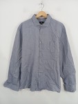 Vorschaubild 2 von Herren Business Hemd Blau Gestreift Gr. 54 XXL Langarm Baumwolle