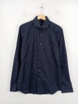 Vorschaubild 2 von Herren Business Hemd Blau Gr. 50 L Langarm Slim Fit Baumwolle