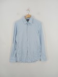 Vorschaubild 2 von Herren Business Hemd Blau Gr. 48 M Langarm Uni