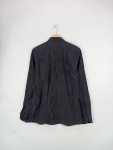 Vorschaubild 2 von Herren Business Hemd Blau Kariert Gr. 48 M Langarm