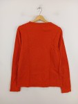 Vorschaubild 4 von Herren Pullover Gr. 48 M Orange Waffelstrick Rundhals Baumwolle