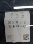 Vorschaubild 2 von Herren Anzughose Blau Nadelstreifen Wolle Gr. 50 Business