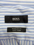 Vorschaubild 2 von Herren Business Hemd Blau Gestreift Gr. 48 M Easy Iron