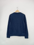 Vorschaubild 3 von Herren Sweatshirt Blau Gr. 48 M Logo Patch Baumwolle