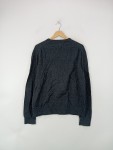 Vorschaubild 3 von Herren Pullover V-Ausschnitt Grau Meliert Gr. 54 XXL Baumwolle