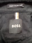 Vorschaubild 3 von Herren Poloshirt Langarm Schwarz Gr. 48 M Baumwolle Basic