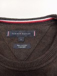 Vorschaubild 3 von Herren Pullover Braun Gr. 48 M Rundhals Baumwolle Kaschmir Logo