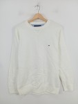 Vorschaubild 2 von Herren Pullover Weiß Gr. 46 S Casual Baumwolle Logo