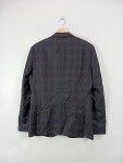 Vorschaubild 2 von Herren Sakko Grau Kariert Gr. 50 L Business Anzugjacke
