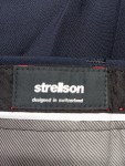 Vorschaubild 2 von Herren Anzughose Blau Gestreift Gr. 98 W34 L34 Wolle Business