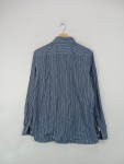 Vorschaubild 3 von Herren Freizeithemd Business Hemd Blau Gestreift Gr. 48 M