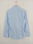 Vorschaubild 4 von Herren Business Hemd Blau Gr. 46 S Slim Fit Easy Iron Langarm