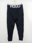 Vorschaubild 5 von Herren Jogginghose Gr. 50 L Schwarz Logo-Bund Reißverschluss Sport