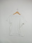 Vorschaubild 3 von Damen T-Shirt Gr. 42 XL Weiß V-Ausschnitt Basic Logo