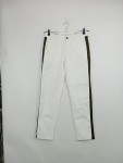 Vorschaubild 3 von Damen Stoffhose Weiß Gr. 34 W26 XS Sportlich Seitenstreifen