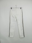 Vorschaubild 2 von Damen Stoffhose Weiß Gr. 34 W26 XS Sportlich Seitenstreifen