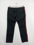 Vorschaubild 2 von Herren Anzughose Schwarz Gr. 50 W33 L30 mit rotem Streifen