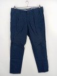 Vorschaubild 2 von Herren Stoffhose Chino Blau Gr. 52 W36 XL Baumwolle Leinen Casual