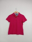 Vorschaubild 2 von Damen Poloshirt Pink Gr. 38 M Classic Fit Kurzarm Baumwolle