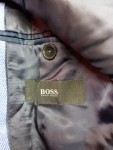 Vorschaubild 3 von Sakko Blazer Herren Blau Gestreift Gr. 50 Business