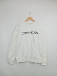Vorschaubild 2 von Herren Sweatshirt Weiß Logo-Print Gr. 50 L Casual Baumwolle