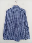 Vorschaubild 3 von Business Hemd Blau Kariert Regular Fit Gr. 54 XXL Langarm Baumwolle