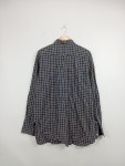 Vorschaubild 2 von Herren Freizeithemd Gr. 52 XL Blau Kariert Langarm Button-Down Baumwolle