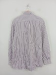 Vorschaubild 4 von Herren Business Hemd Gestreift Lila Gr. 52 L Baumwolle