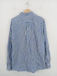 Vorschaubild 4 von Freizeithemd Herren 54 XXL Blau Kariert Langarm Slim Fit Baumwolle