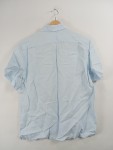 Vorschaubild 3 von Herren Freizeithemd Kurzarm Blau Gr. 52, XL Leinen Casual Logo