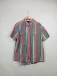 Vorschaubild 6 von Herren Freizeithemd Kurzarm Gestreift Mehrfarbig Gr. 54 XXL
