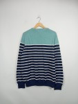 Vorschaubild 2 von Damen Pullover Gr. 42 XL Mehrfarbig Gestreift Baumwolle