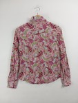 Vorschaubild 2 von Damen Hemdbluse Gr. 34 XS Pink Paisley Muster Langarm Casual