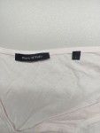 Vorschaubild 3 von Damen T-Shirt Rosa Gr. 40 L Leinen V-Ausschnitt Kurzarm