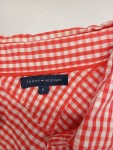 Vorschaubild 3 von Hemdbluse Damen Gr. 34 XS Rot Kariert Kurzarm Casual