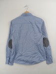 Vorschaubild 7 von Hemdbluse Damen Blau Gr. 36 S Baumwolle Chambray Langarm Casual