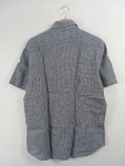 Vorschaubild 3 von Freizeithemd Herren Hemd Kariert Blau Gr. 48 M Kurzarm Leinen