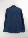 Vorschaubild 2 von Herren Freizeithemd Jeanshemd Blau Gr. 50 L Denim Western Casual