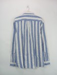 Vorschaubild 5 von Freizeithemd Herren Gr. 56 3XL Blau Gestreift Leinen Baumwolle