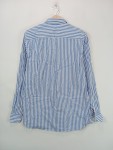 Vorschaubild 3 von Herren Freizeithemd Blau Gestreift Gr. 48 M Baumwolle
