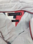 Vorschaubild 3 von Herren Business Hemd Blau Gestreift Gr. 48 M Logo