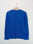 Vorschaubild 5 von Damen Pullover V-Ausschnitt Blau Gr. 42 XL Casual Logo