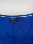 Vorschaubild 3 von Damen Pullover V-Ausschnitt Blau Gr. 42 XL Casual Logo