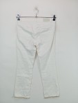 Vorschaubild 5 von Damen Jeans Straight Leg Gr. 36 Weiß Perlen Fransen