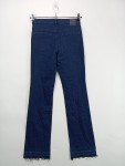 Vorschaubild 3 von Damen Jeans Bootcut Blau Gr. 36 Fransen Saum Casual