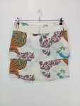 Vorschaubild 2 von Seidenrock Blumenmuster Boho Fransen Midirock Damen Gr. 36 S